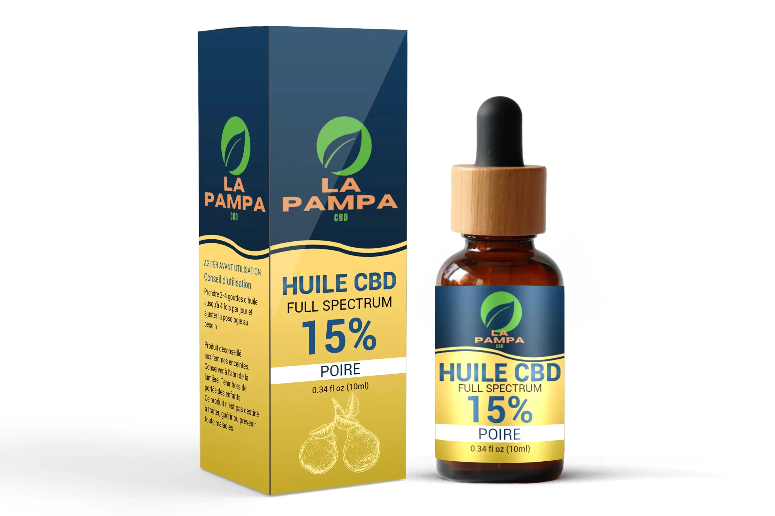 Huile 15% CBD POIRE