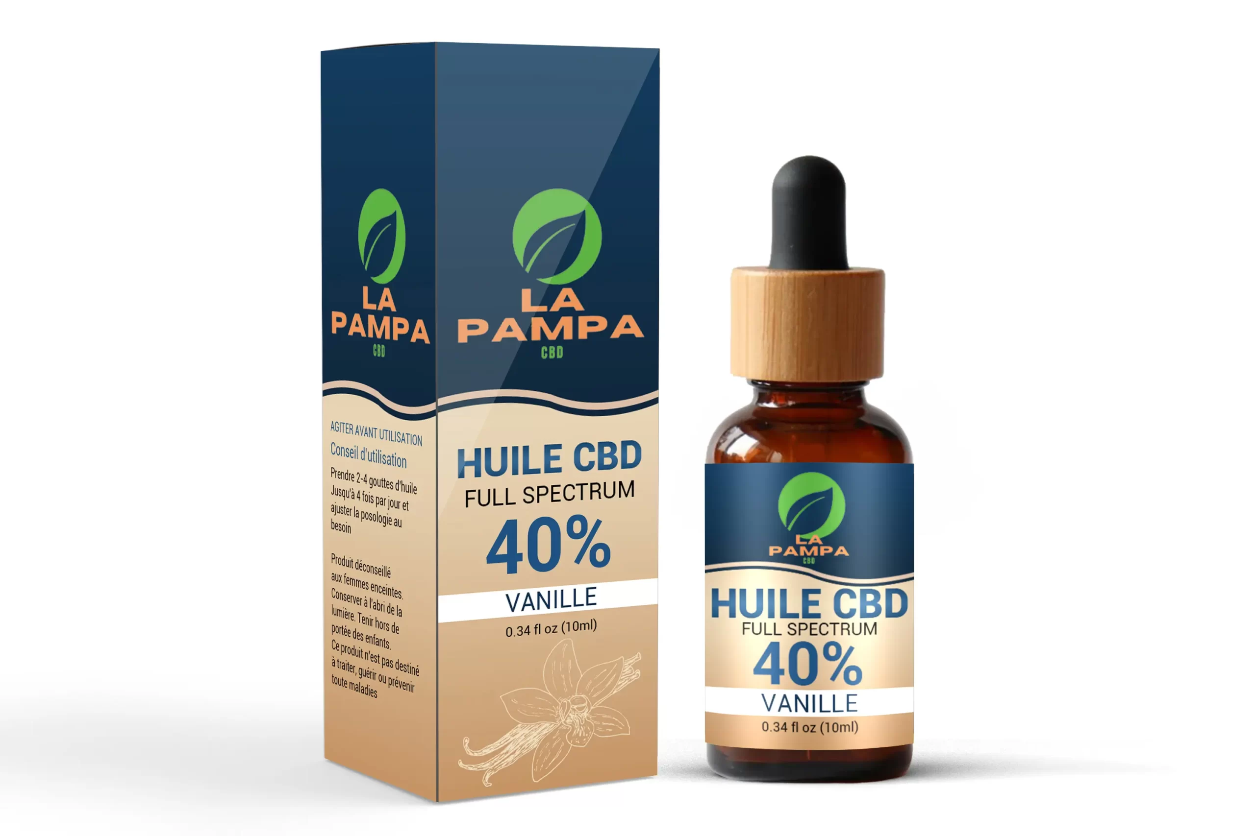 HUILE 40% CBD VANILLE